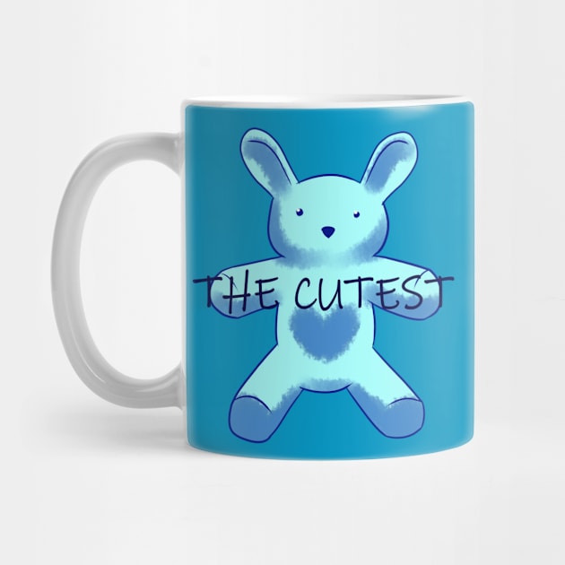 The cutest bunny blue by Demonic cute cat